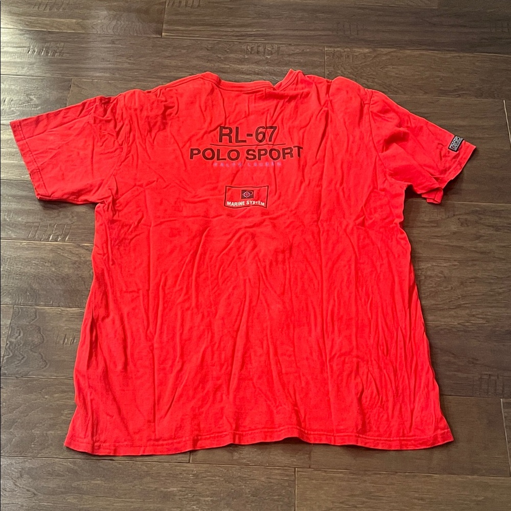 Polo Sport Ralph Lauren Rl-67 Marine Systems Vintage Us-67 T Shirt Mens Large View 3